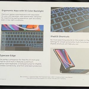 Typecase Edge magnetic keyboard.